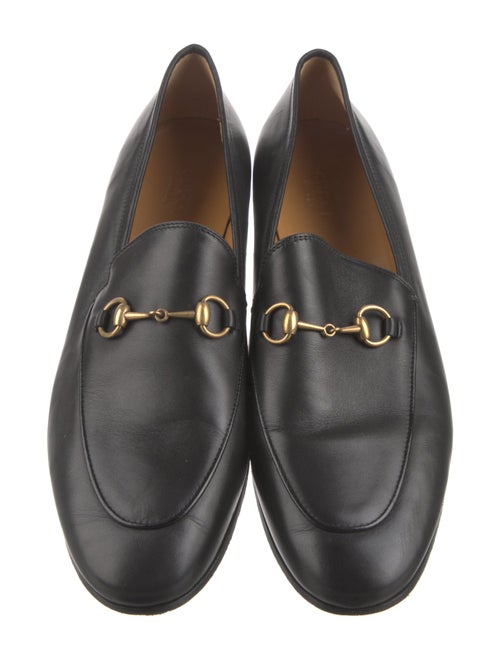 Gucci Horsebit Accent Leather Loafers