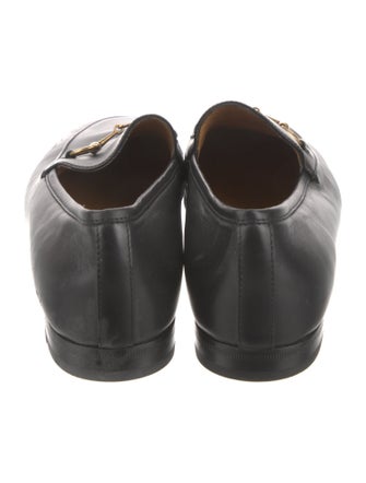 Gucci Horsebit Accent Leather Loafers