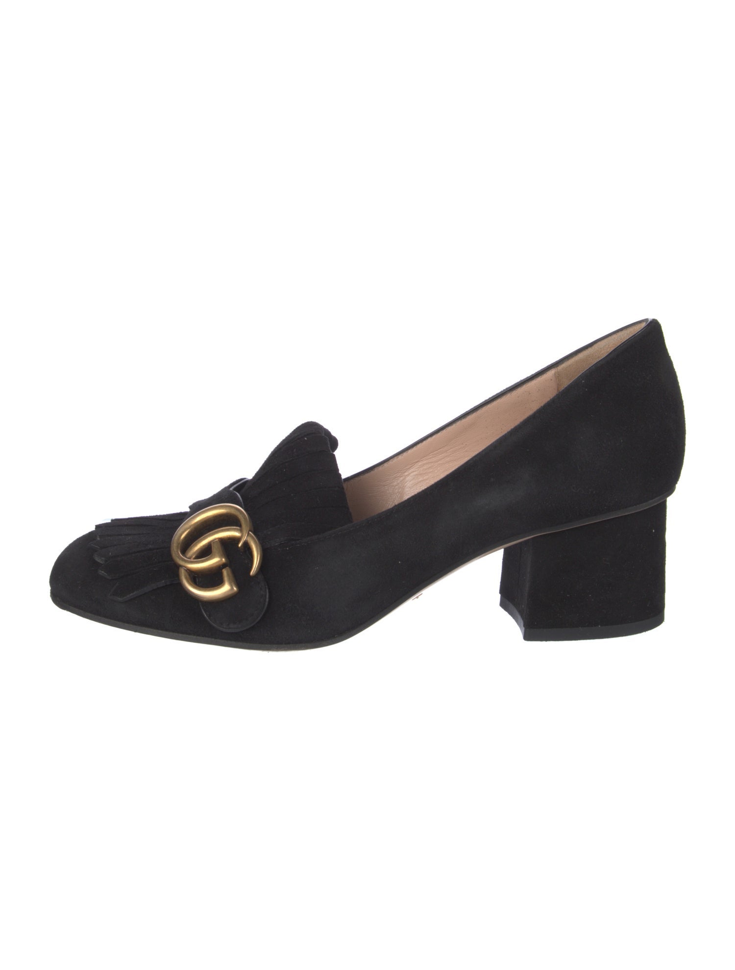 Gucci Vintage Double G Logo Pumps