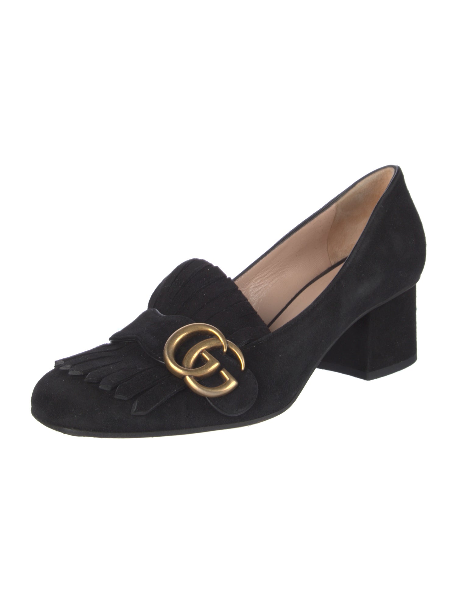 Gucci Vintage Double G Logo Pumps