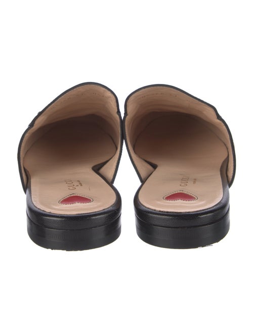 Gucci Horsebit Accent Leather Mules