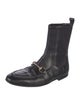 Gucci Horsebit Accent Leather Chelsea Boots