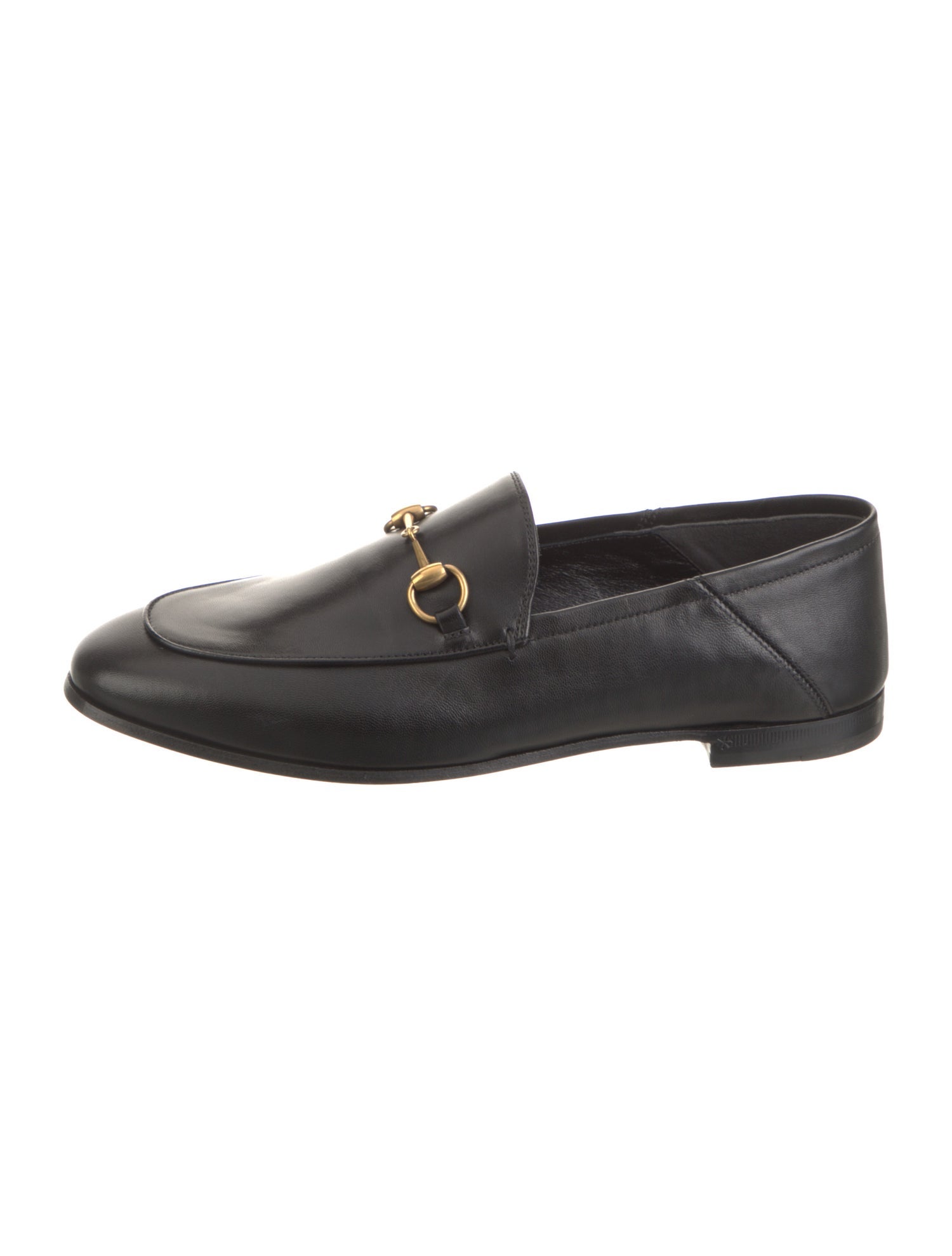 Gucci Horsebit Accent Leather Loafers