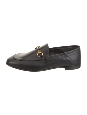 Gucci Horsebit Accent Leather Loafers