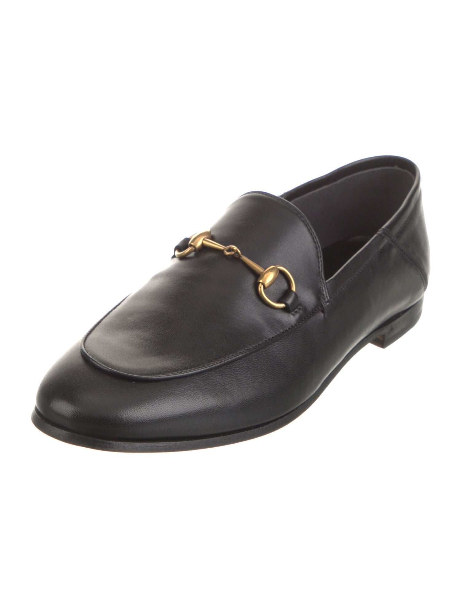 Gucci Horsebit Accent Leather Loafers