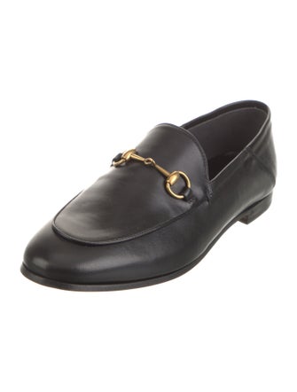 Gucci Horsebit Accent Leather Loafers