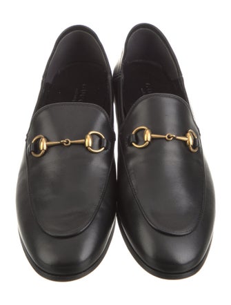 Gucci Horsebit Accent Leather Loafers