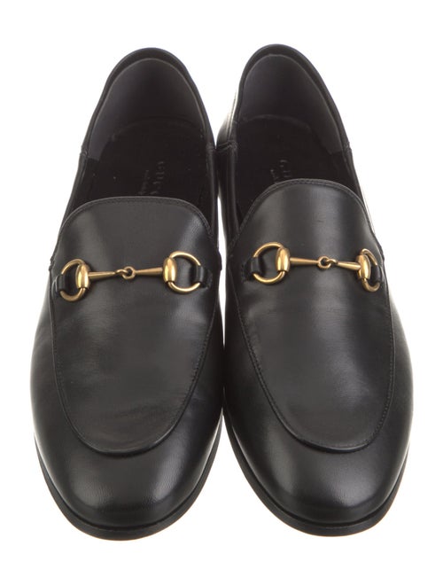 Gucci Horsebit Accent Leather Loafers