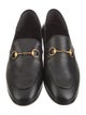 Gucci Horsebit Accent Leather Loafers