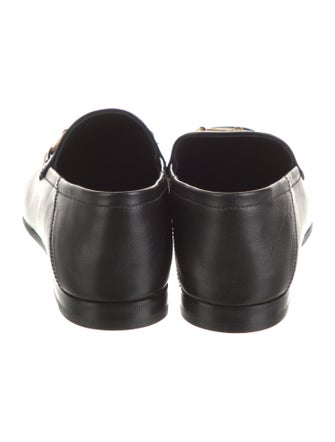 Gucci Horsebit Accent Leather Loafers
