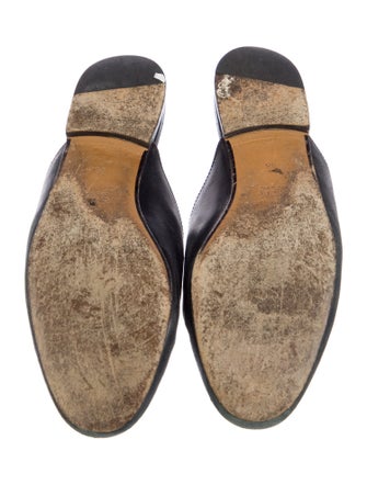 Gucci Horsebit Accent Leather Mules