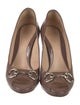 Gucci Horsebit Accent Patent Leather Pumps