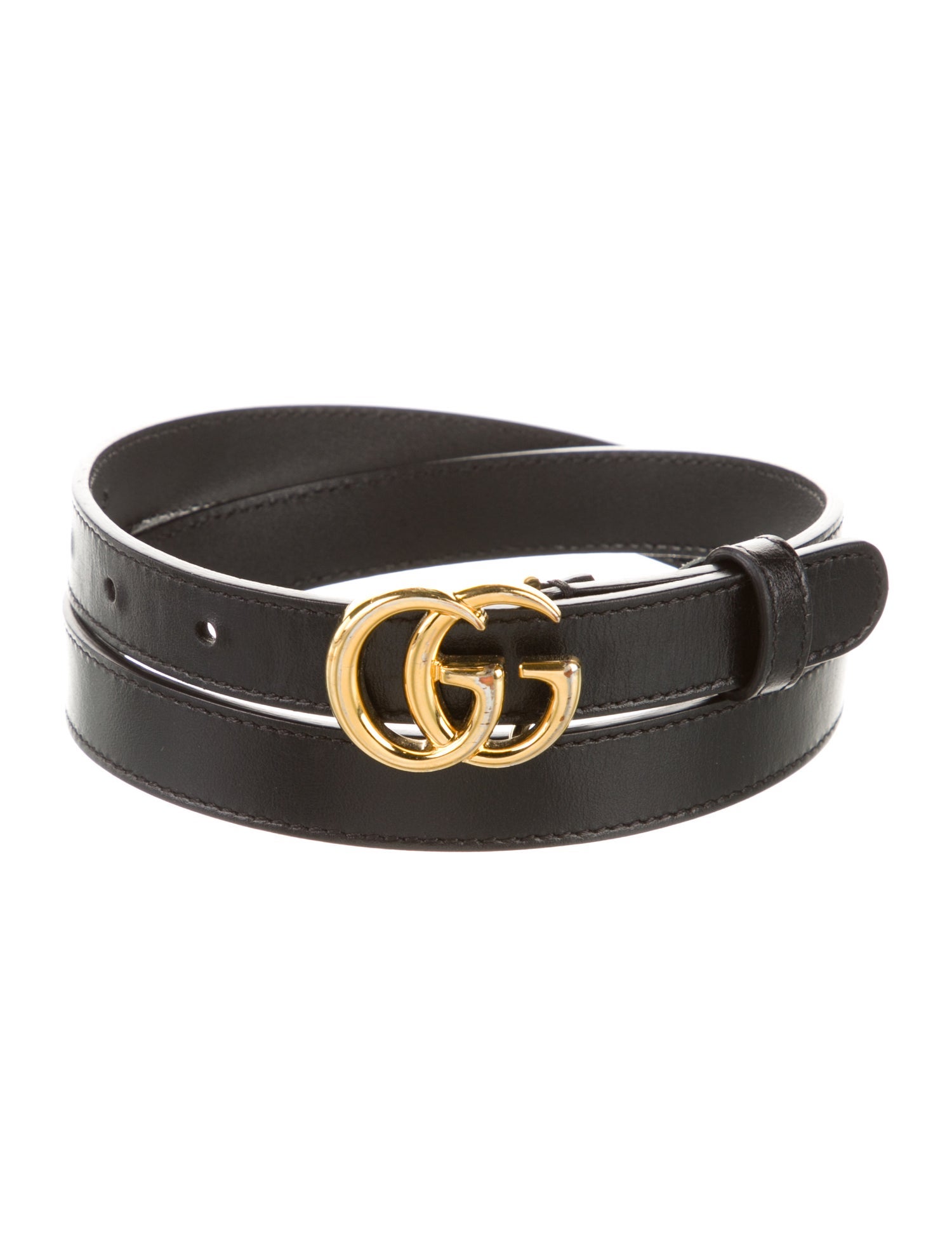 Gucci Double G Logo Leather Belt Kit