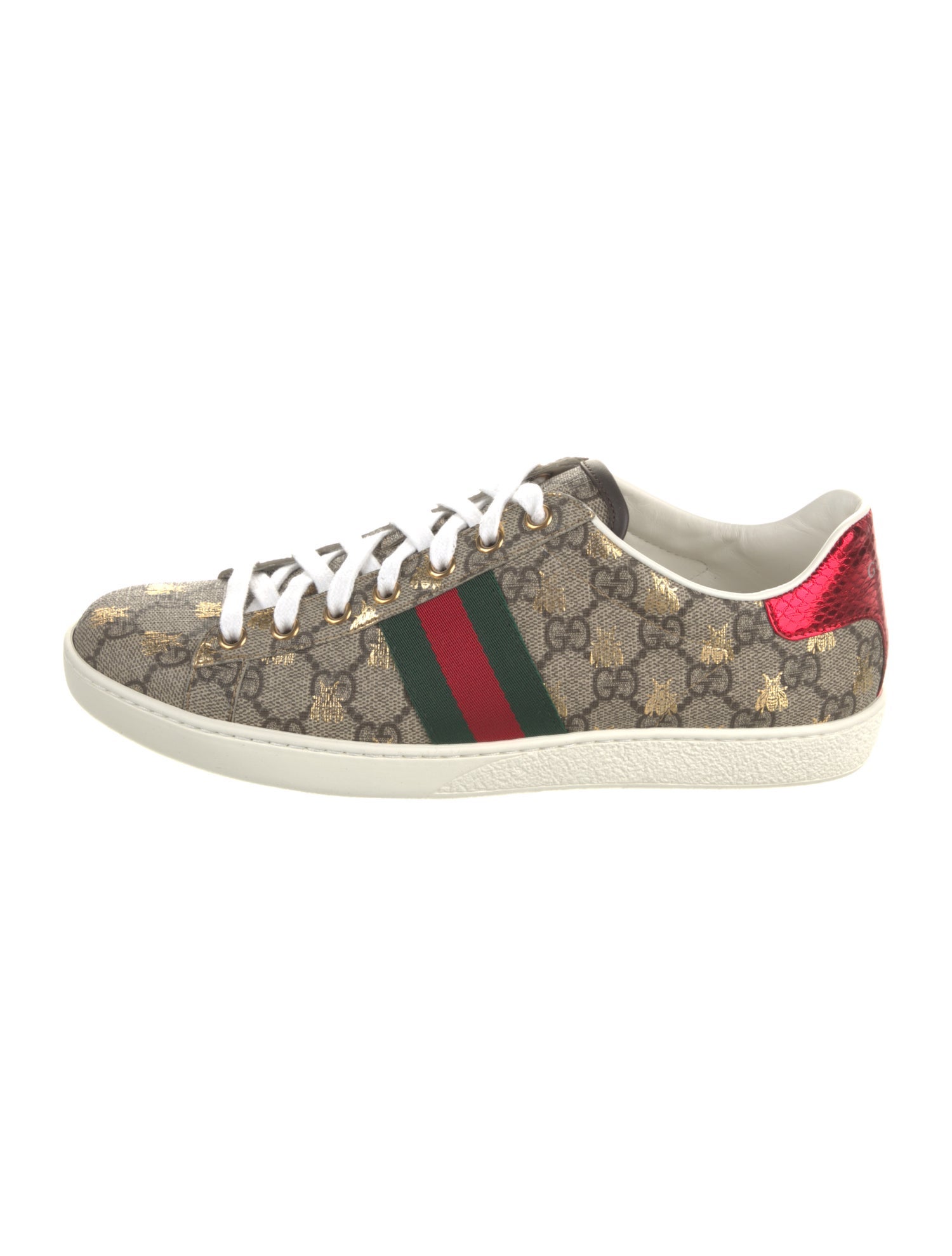 Gucci Web Accent Printed Sneakers
