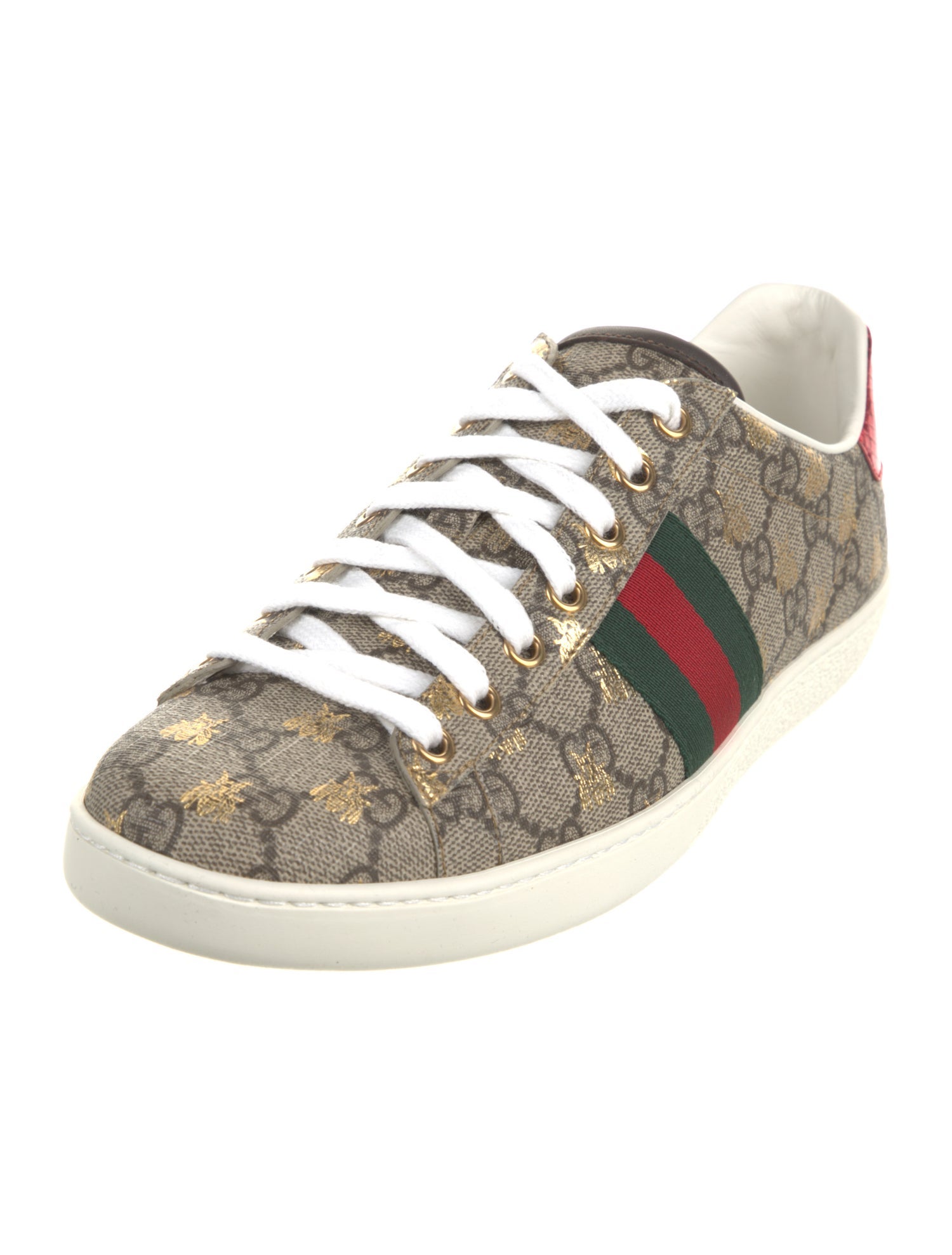 Gucci Web Accent Printed Sneakers