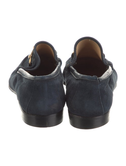 Gucci Horsebit Accent Suede Loafers