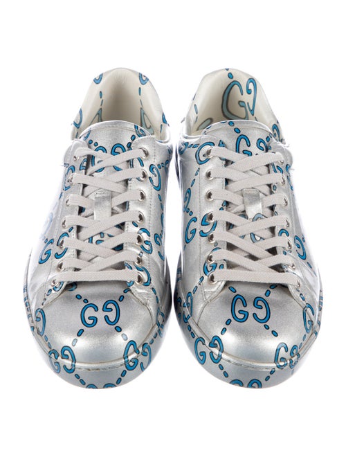 Gucci Patent Leather Printed Sneakers