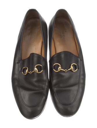 Gucci Horsebit Accent Leather Loafers