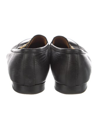 Gucci Horsebit Accent Leather Loafers