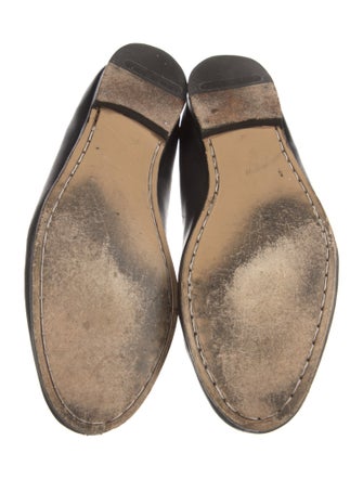 Gucci Horsebit Accent Leather Loafers