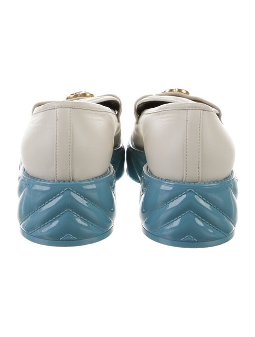 Gucci Double G Logo Leather Loafers