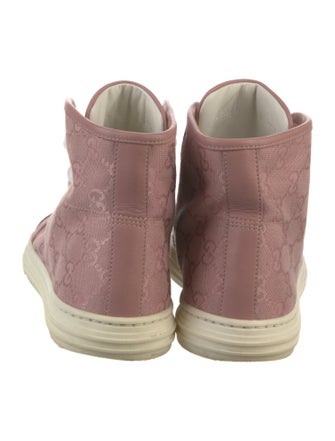 Gucci GG Canvas Leather Sneakers