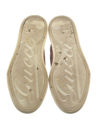Gucci GG Canvas Leather Sneakers