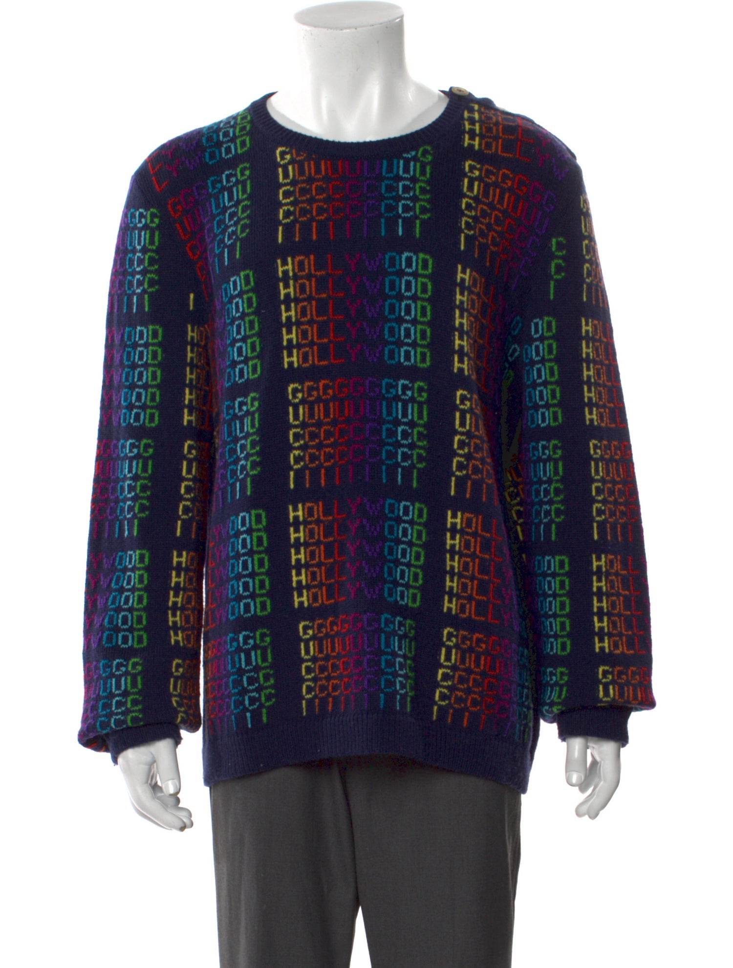 Gucci Wool Printed Pullover