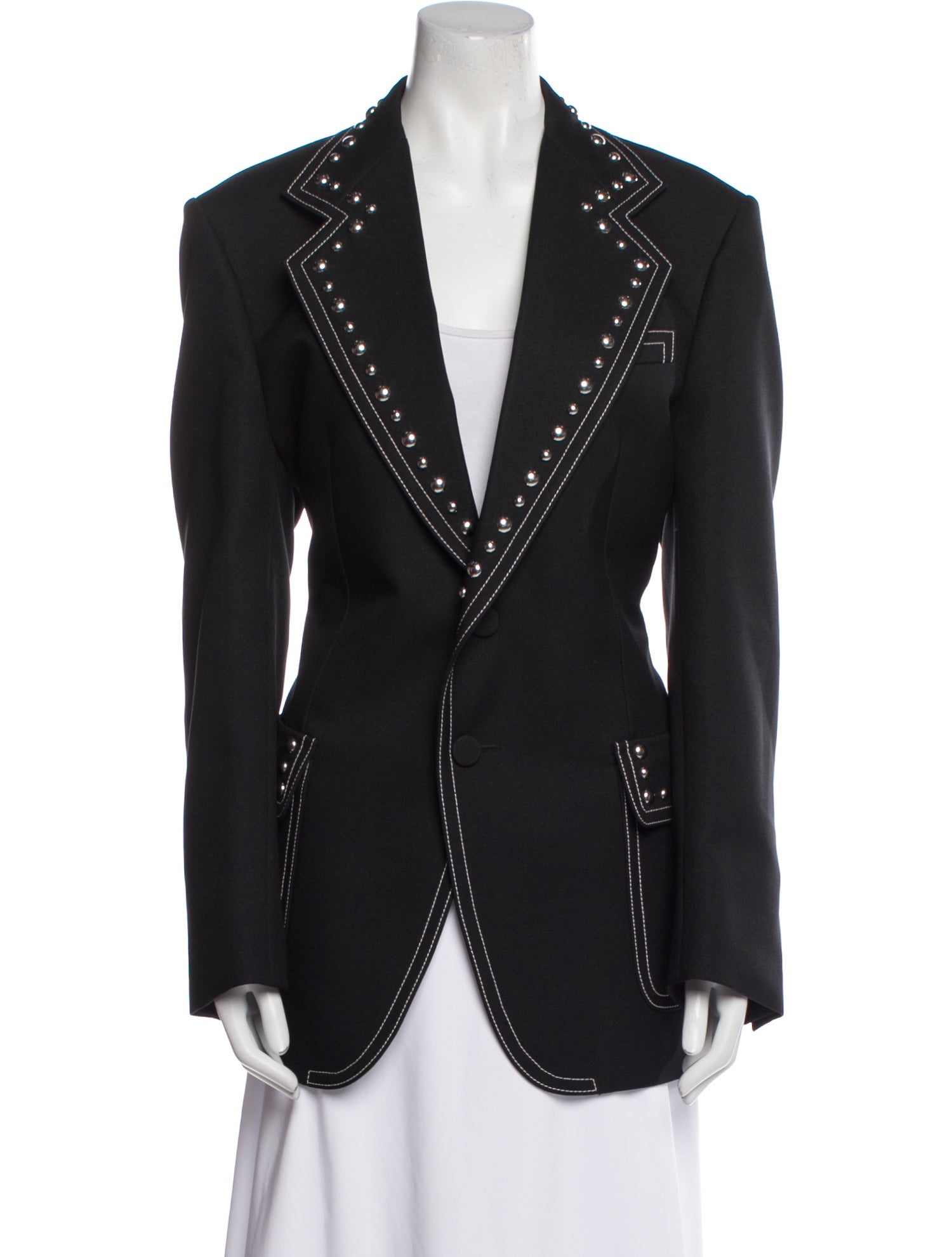 Gucci Studded Accents Blazer