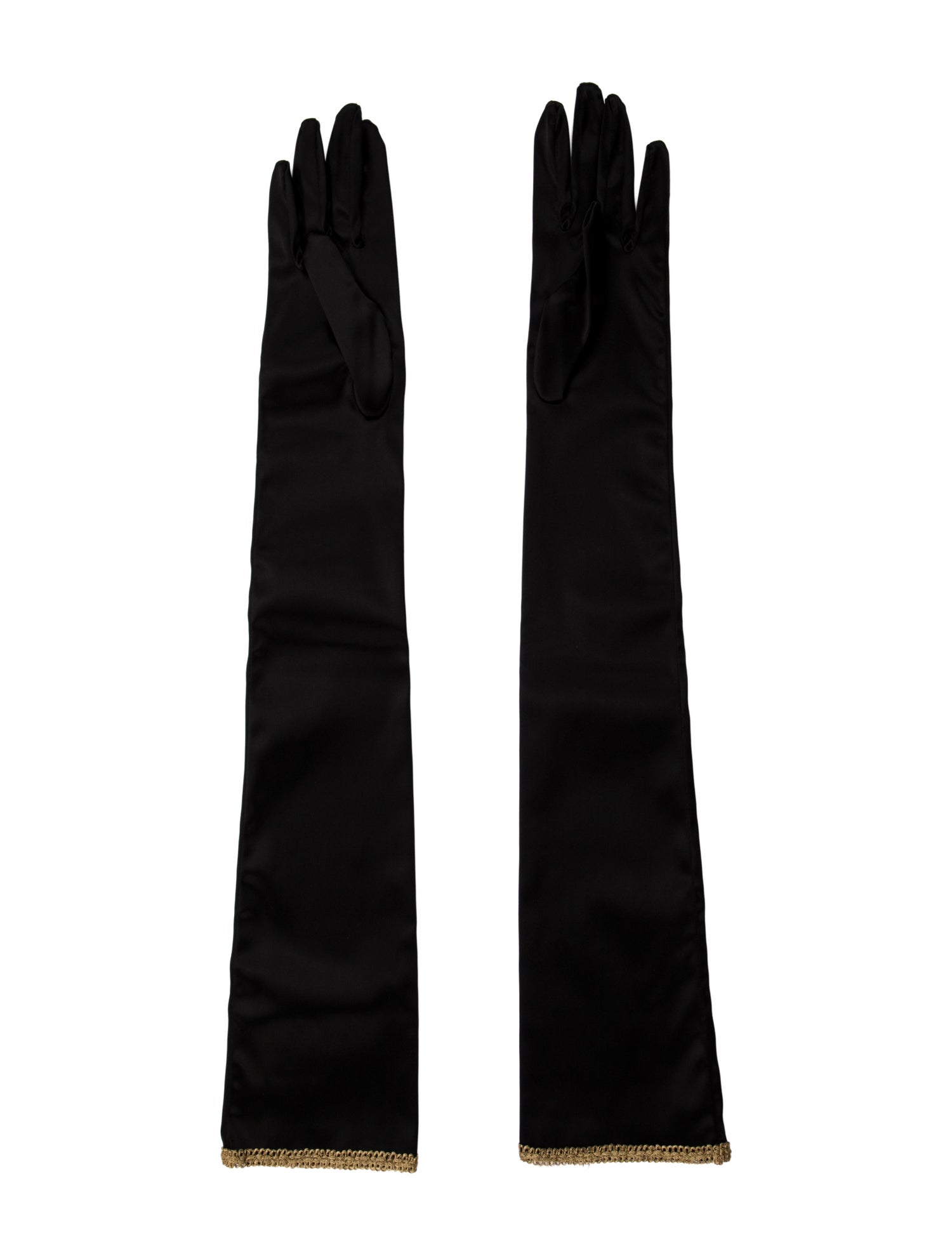 Gucci Satin Winter Gloves