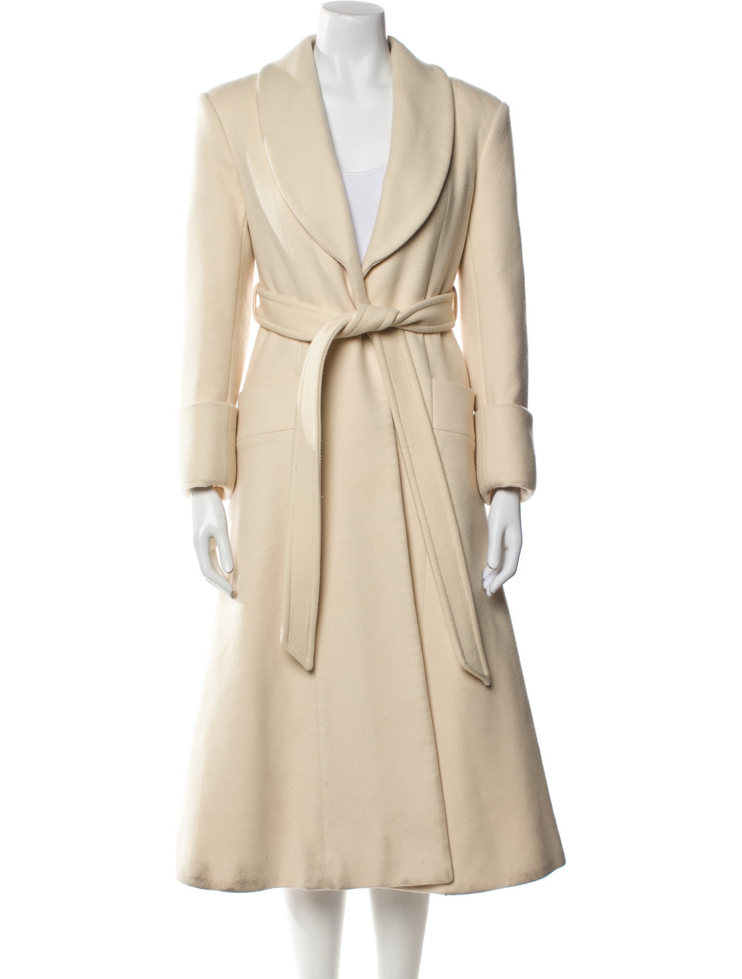 Gucci 2023 Wool Faux Fur Coat