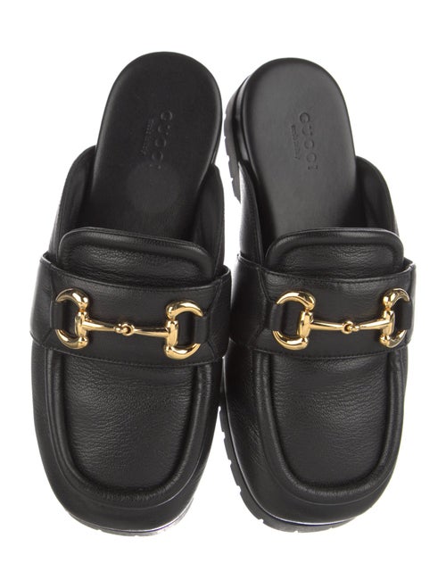 Gucci 1955 Horsebit Accent Leather Mules