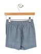 Gucci Boys' Gingham Wool Blend Shorts