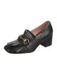 Gucci Horsebit Accent Leather Pumps