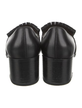 Gucci Horsebit Accent Leather Pumps