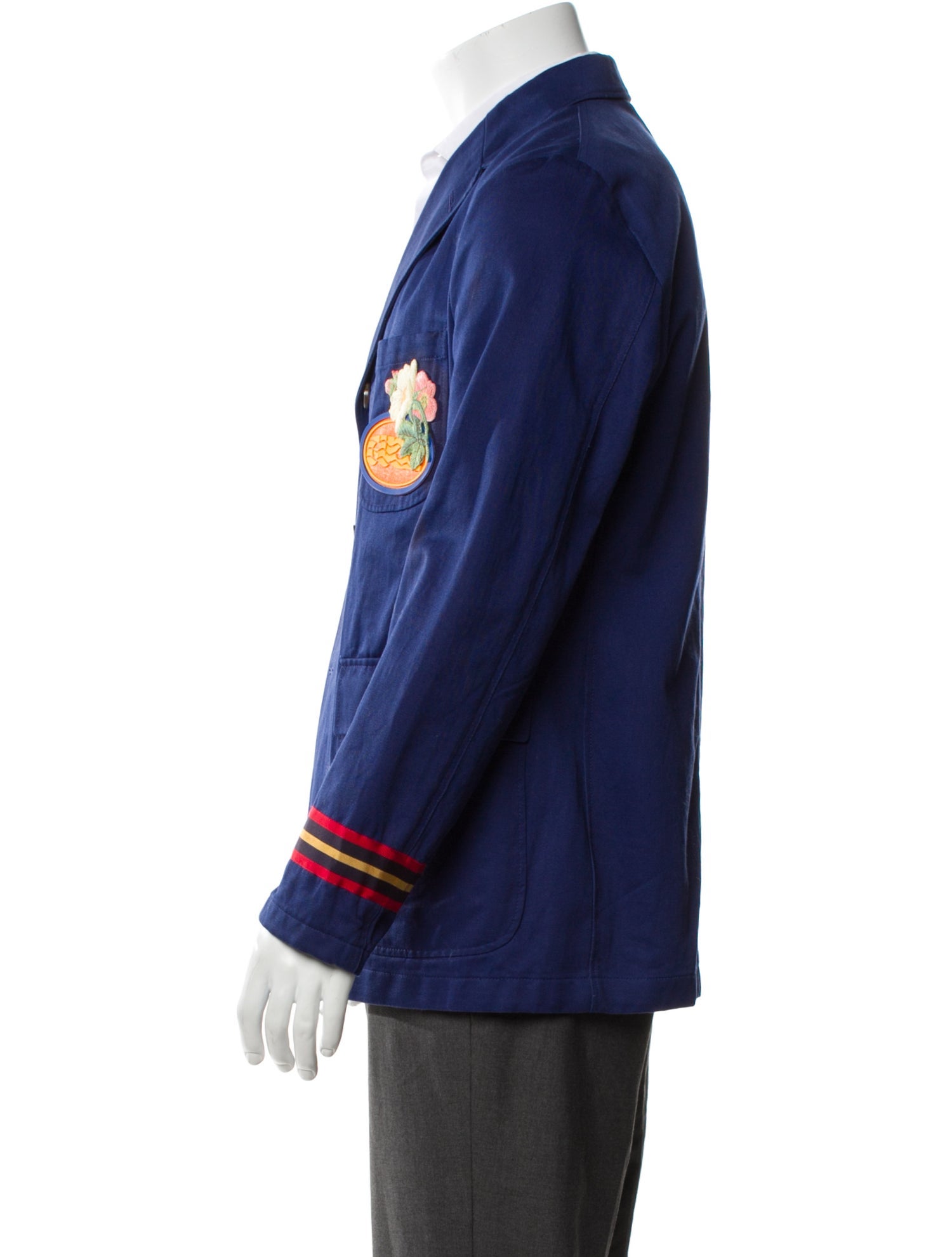 Gucci 2018 Embroidered Accent Blazer