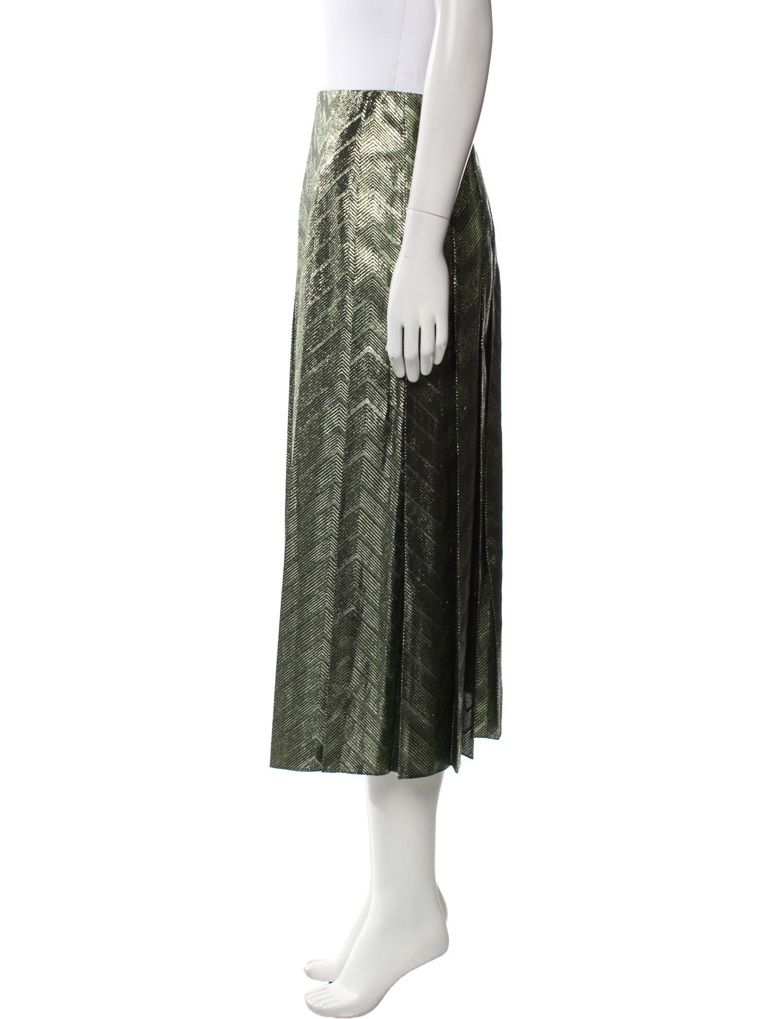 Gucci Silk Midi Length Skirt w/ Tags