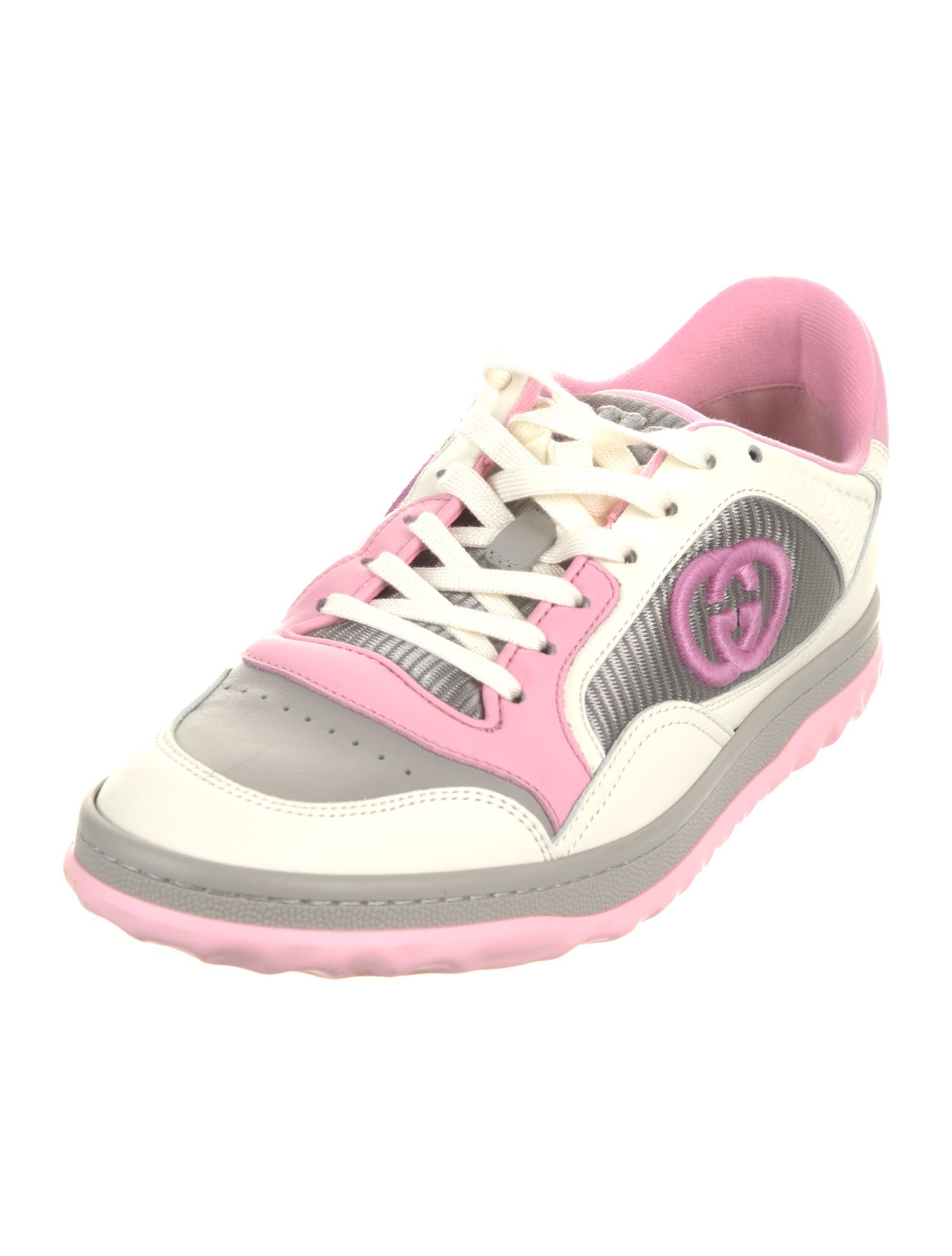 Gucci Interlocking G Logo Leather Sneakers w/ Tags