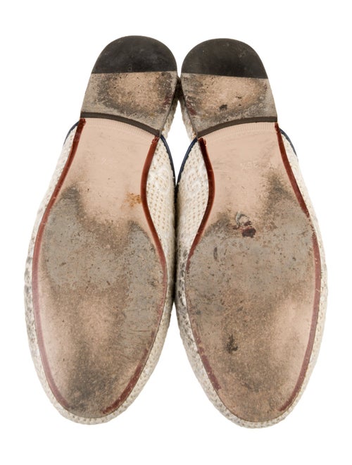 Gucci Raffia Printed Mules