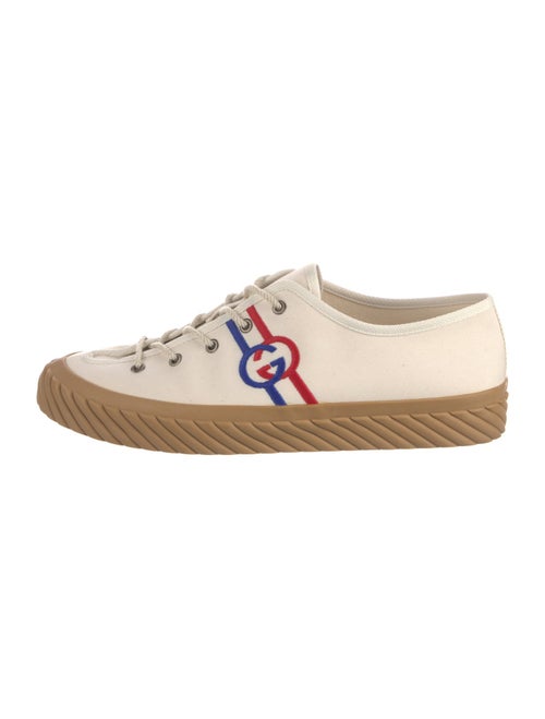 Gucci Interlocking G Logo Canvas Sneakers