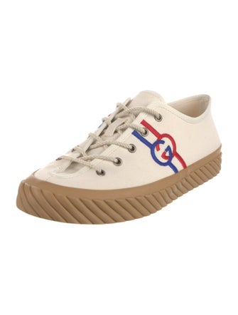 Gucci Interlocking G Logo Canvas Sneakers