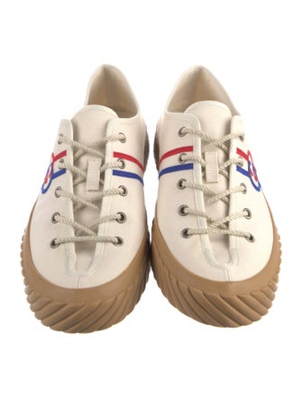 Gucci Interlocking G Logo Canvas Sneakers