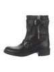 Gucci Leather Moto Boots