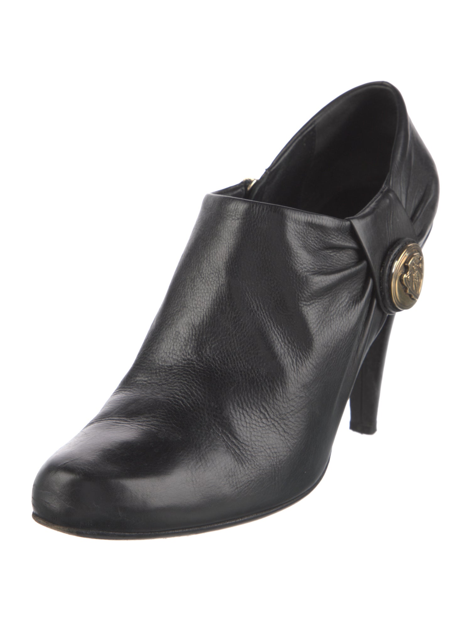 Gucci Hysteria Accent Leather T-Strap Pumps