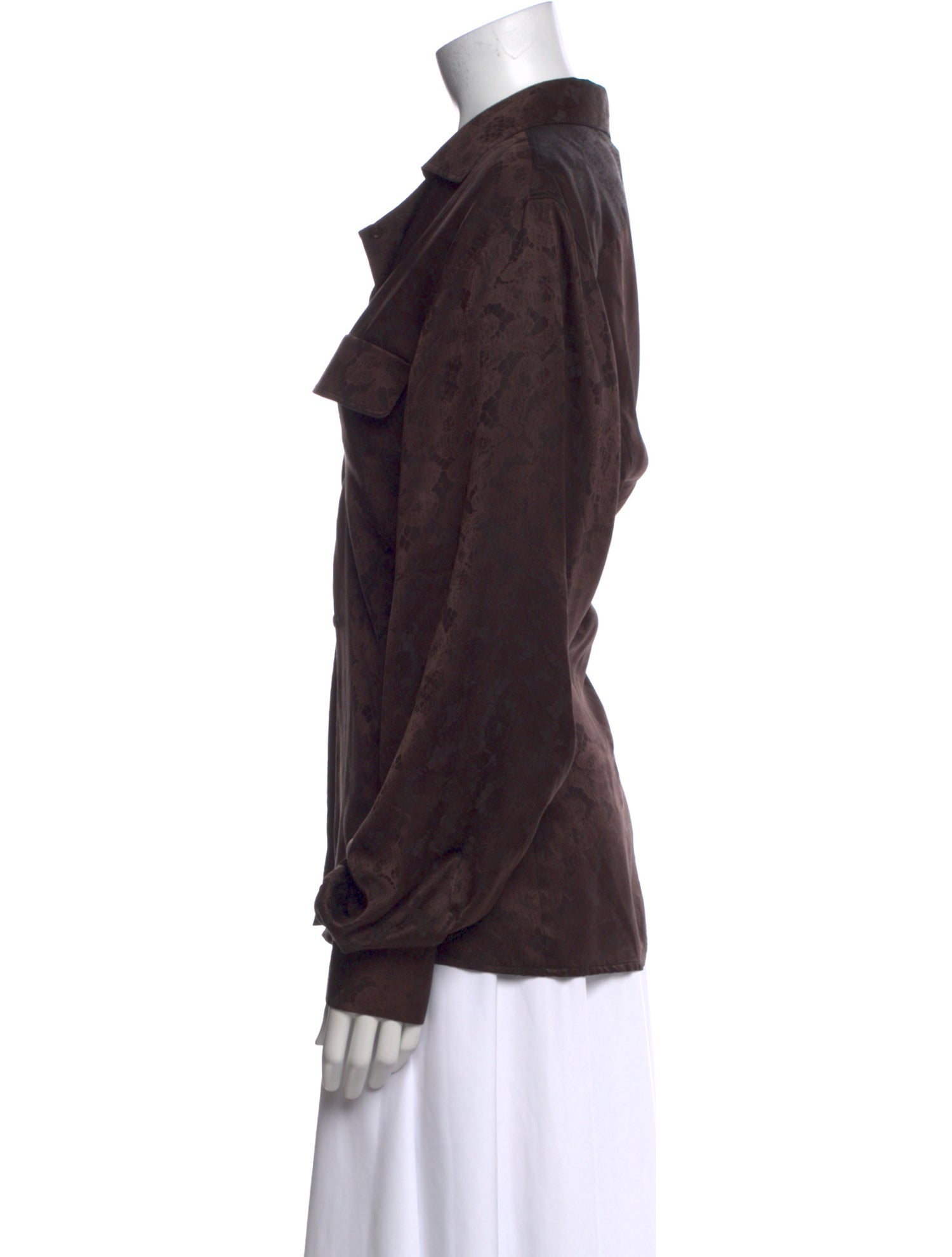 Gucci Vintage Late 1970's - Early 1980's Button-Up Top