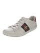 Gucci Web Accent Leather Sneakers