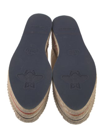 Gucci Interlocking G Logo Canvas Espadrille Sneakers