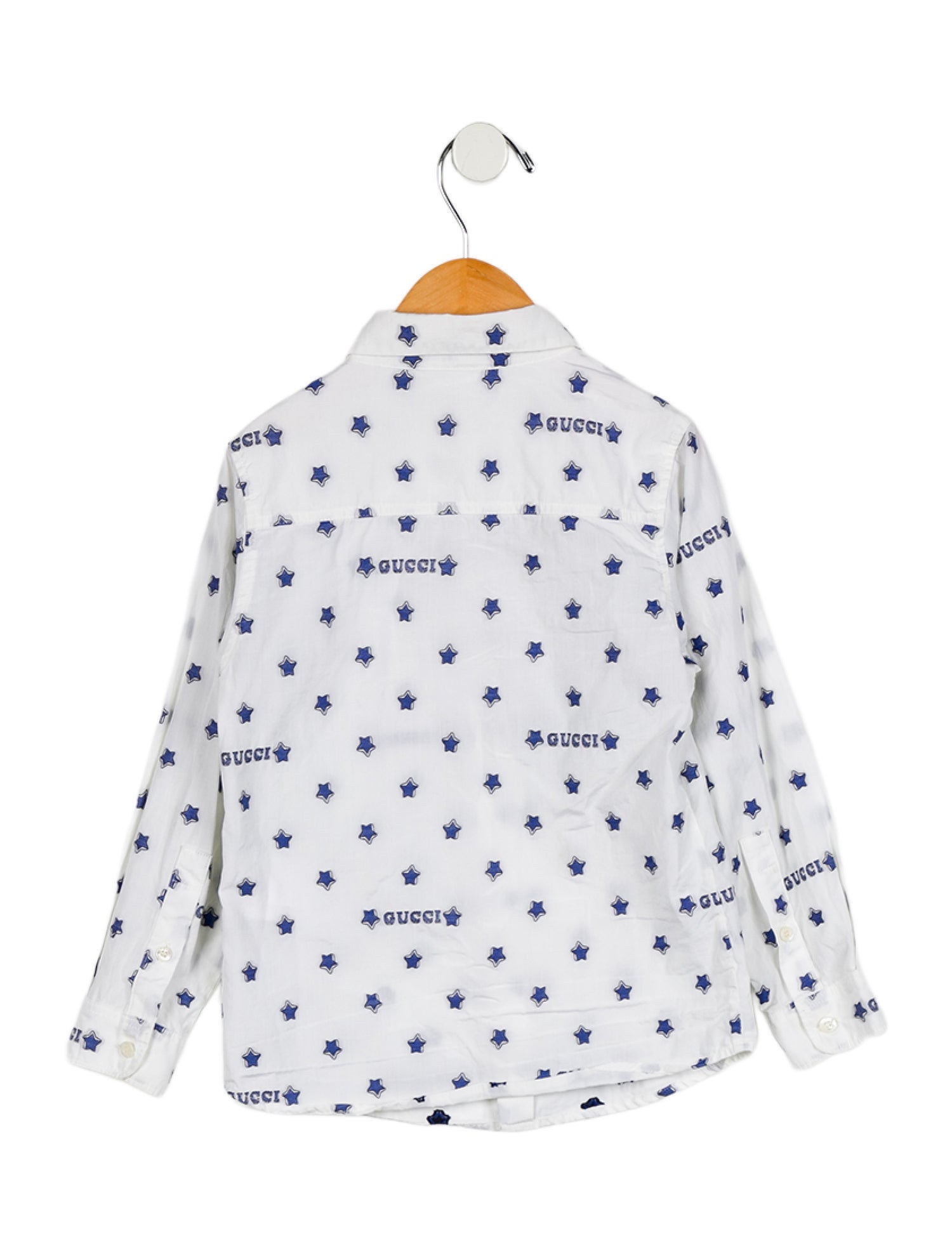 Gucci Boys' Star Print Dress Shirt