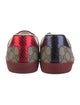 Gucci Web Accent Animal Print Sneakers
