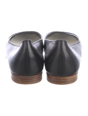 Gucci Interlocking G Logo Leather Ballet Flats